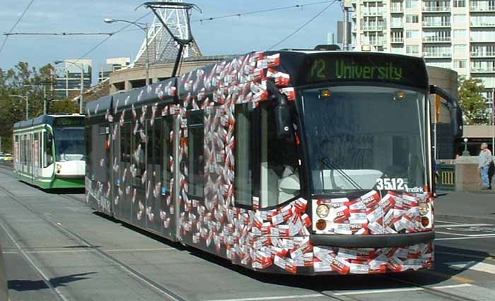 Melbourne M>Tram Siemens Combino 3512